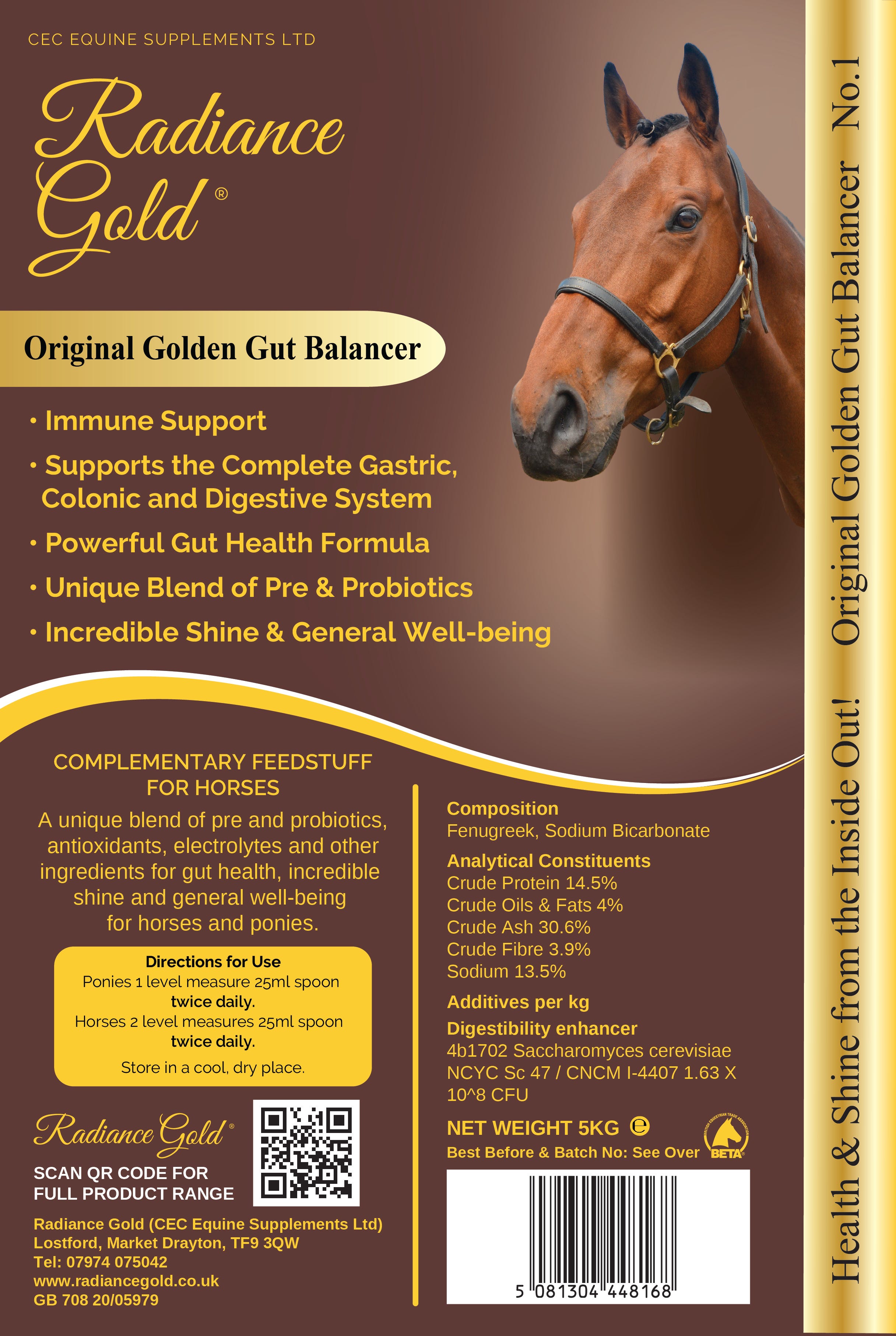 CEC Equine Supplements Radiance Gold image 3